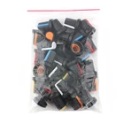 30 шт.лот WH148 Ручка потенциометра колпачок (медный сердечник) 15x17мм 6 мм отверстие вала AG2 адаптер питания колпачки 5 значение * 6 шт = 30 шт