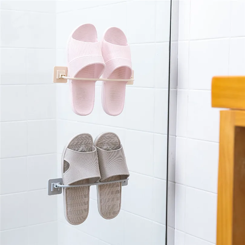 3 шт ABS полка для хранения обуви Простые настенные складные шлепанцы домашние