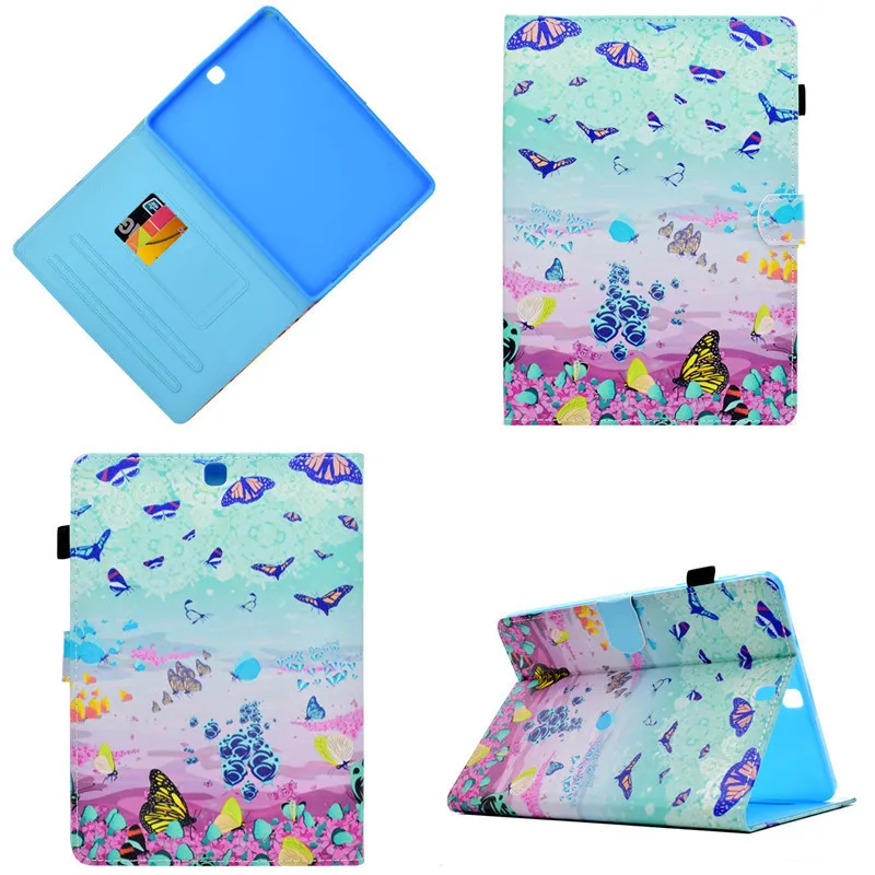 Чехол для планшета Samsung Galaxy Tab S2 9 7 T810 T813 T815 T819 + ручка|Чехлы планшетов и электронных