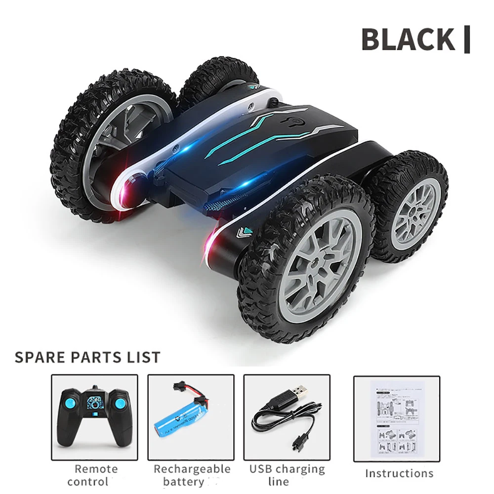 

RC Car 2.4G 4WD Drift Stunt Off-Road Climbing Racing Vehicle 360 Rotation Rolling Double Sided Twisting Remote Control Cars