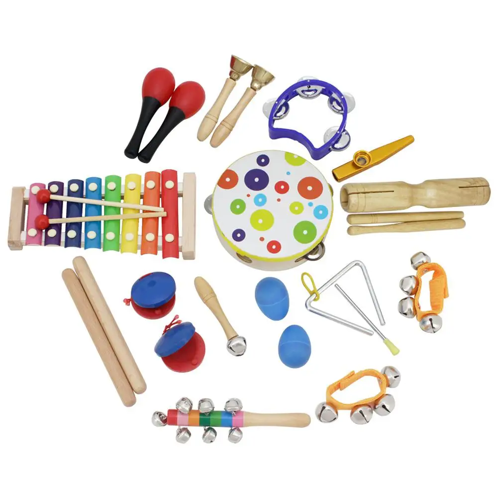 IRIN 19 шт./компл. перкуссия Orff Инструменты Набор Игрушек Много цветов для