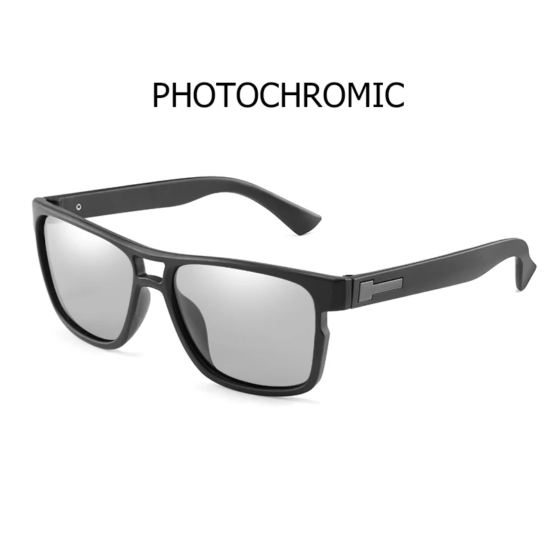 C4 photochromic MVBBFJR, модные, квадратные, мужские, поляризационные солнцезащитные очки, для женщин, для вождения, тени, зеркальные очки, фотохромные, Роскошные, винтажные, солнцезащитные очки, UV400 - Цвет линз: C4 photochromic