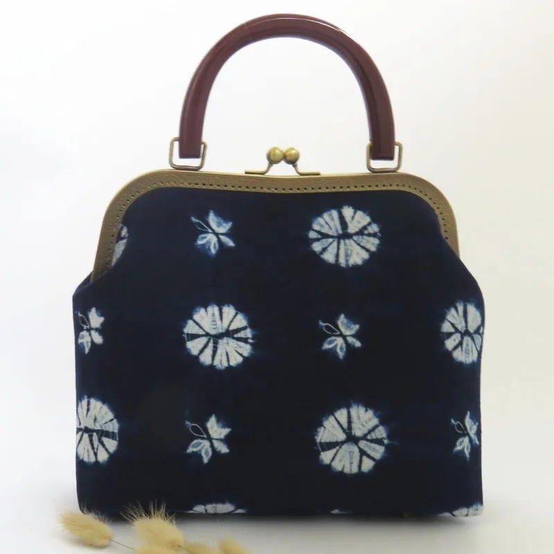 

Ручная работа, древний стиль, китайские элементы, китайская одежда, крест-боди, Национальный стиль, ретро, Золотая сумка, флаг, растение, синя...