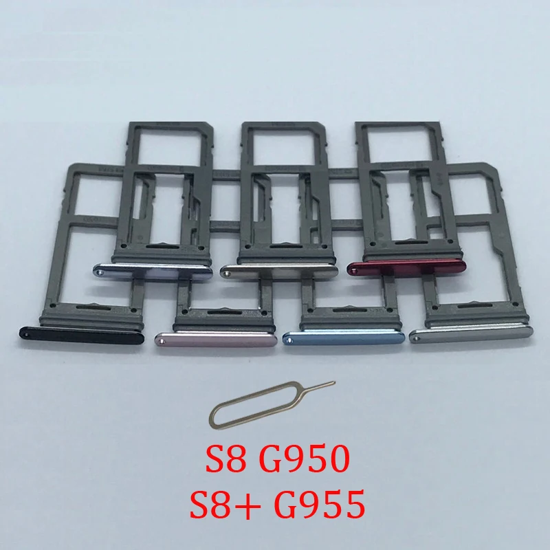 Лоток для SIM карты телефона Samsung Galaxy S8 G950F G950FD G950 оригинальный новый лоток Micro SD