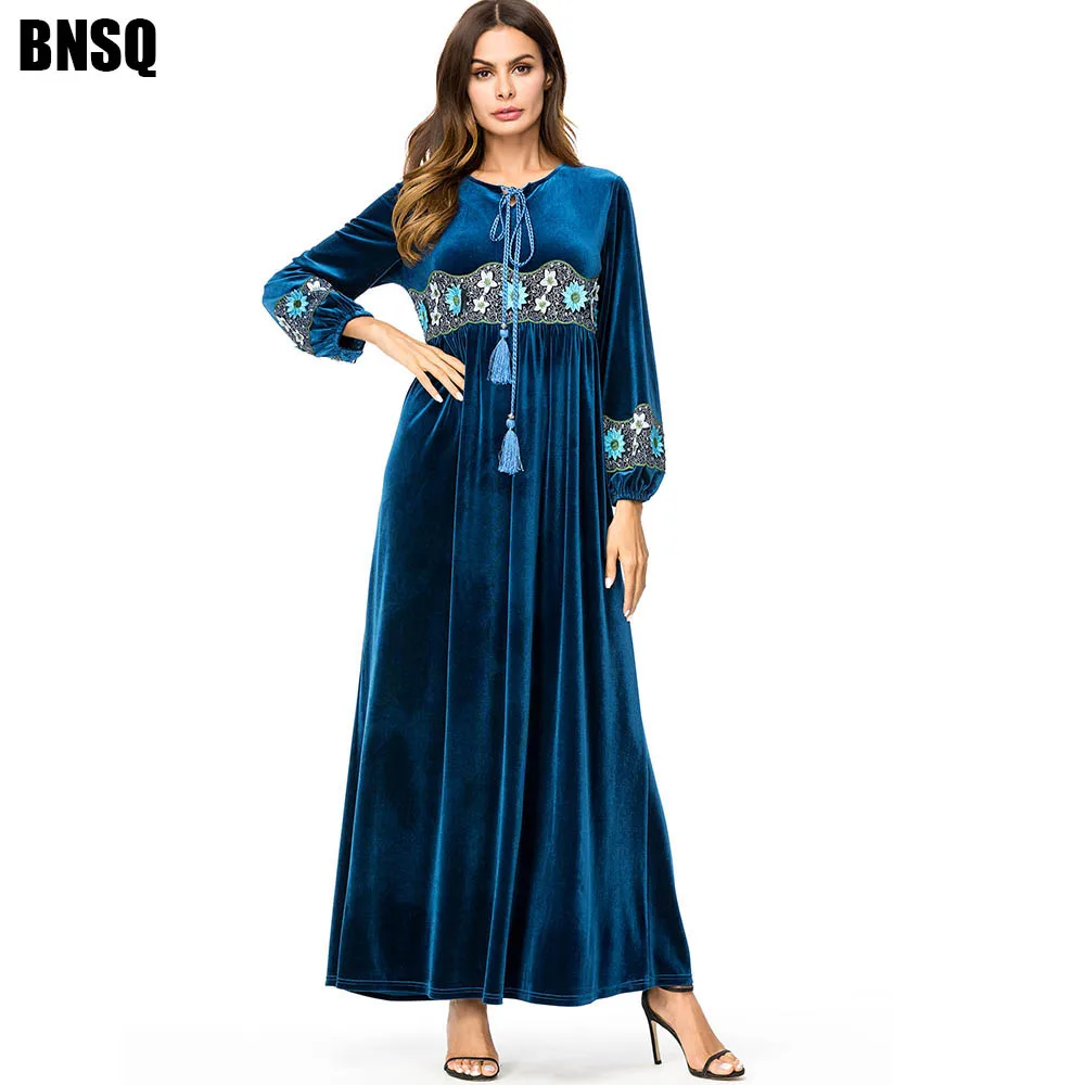 Бархатные Мусульманские Платья фото 6