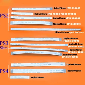 Гибкий кабель сброса мощности ленточный переключатель для PS2 30000 5 Вт 90000 для PS3 slim 2000 для PS4 10pin 12pin 14pin для ремонта регулятора часть