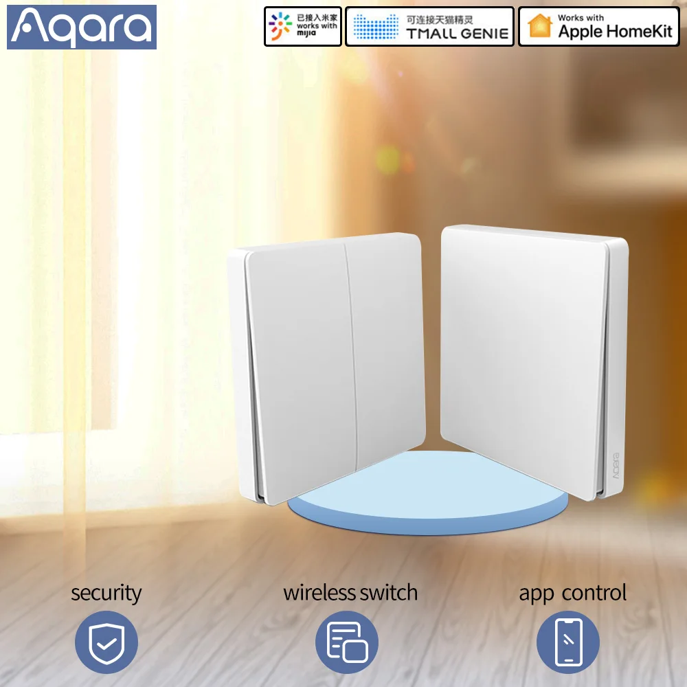 Умный беспроводной переключатель Aqara wifi дверной звонок датчик zigbee домашний набор