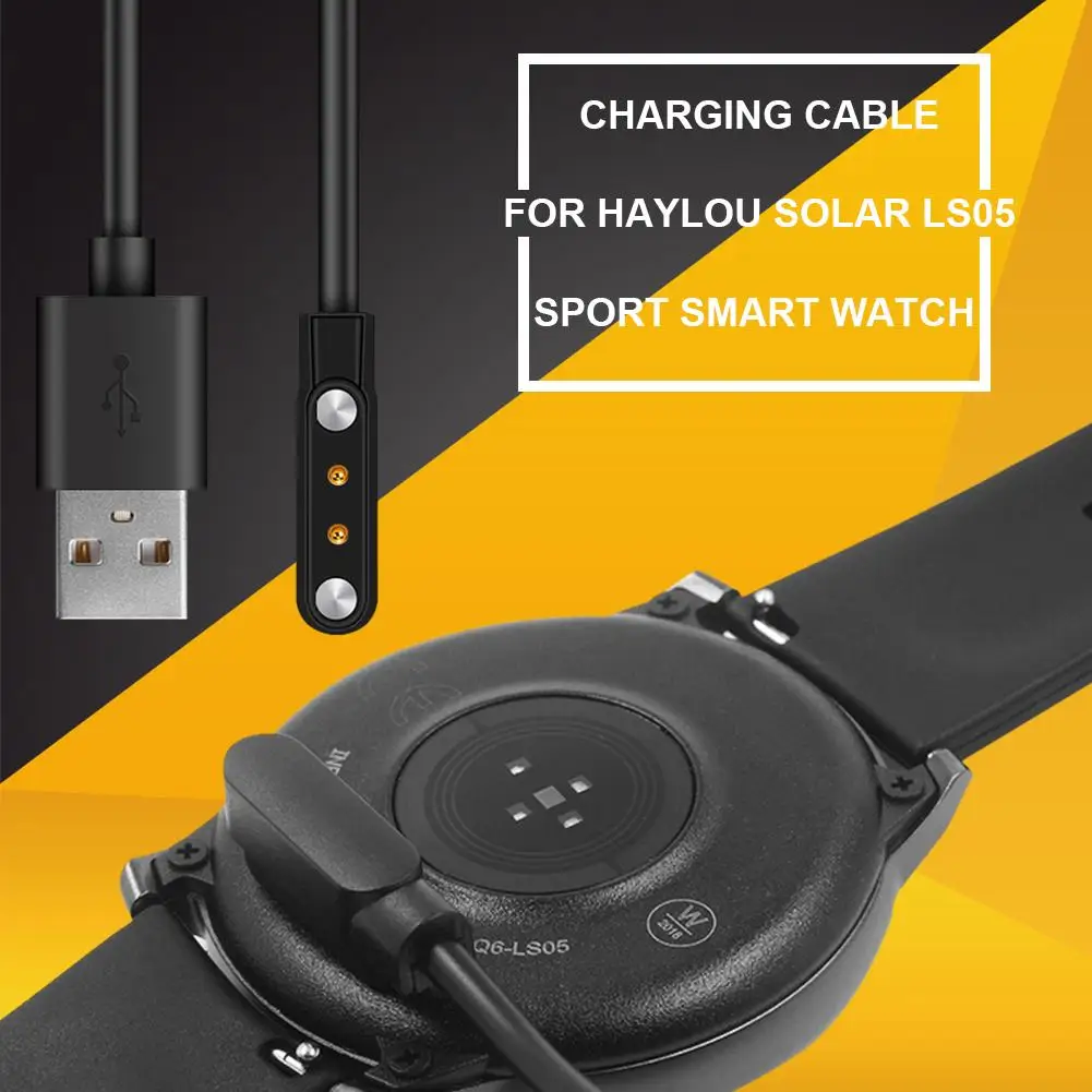 USB-зарядные устройства для XiaoMi Haylou Solar LS05 док-станция смарт-часов USB-кабель зарядки
