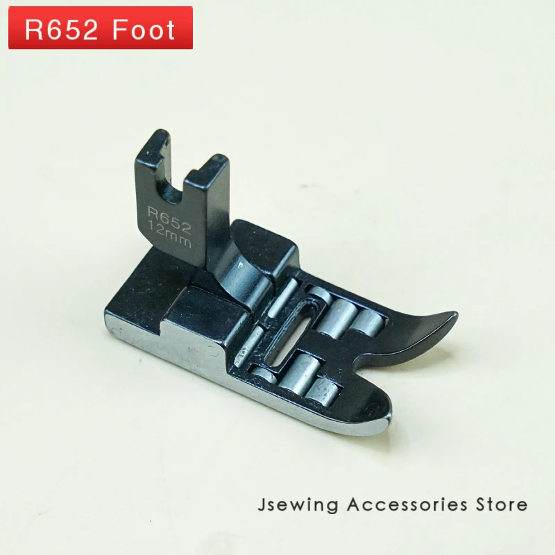 Фото R652 R457 Roller Presser Foot for Industrial Zigzag Sewing Machine Singer 20U 457 JUKI LZ-2280 2284 Bearing Wheel Accessori №2