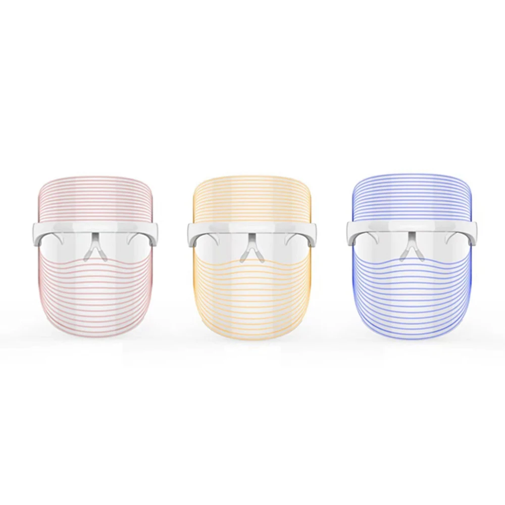 Светодиодный фотонный инструмент для омоложения красный оранжевый и синий