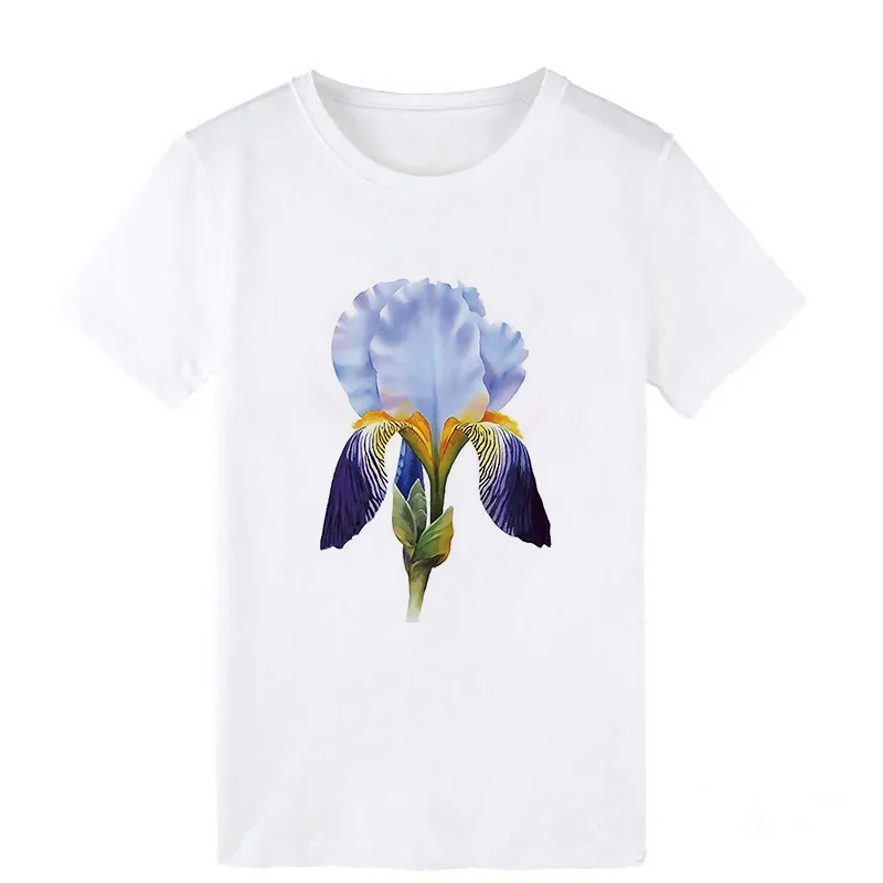 

Women Flower Lady Fashion Short Sleeve Aesthetic Clothes Summer Shirt T-shirts Top T Graphic Female Ladies Womens Tee T-shirt