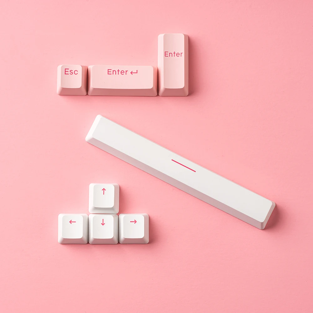 JKDK Esc введите колпачки клавиш со стрелками красные розовые зеленые синие Oem