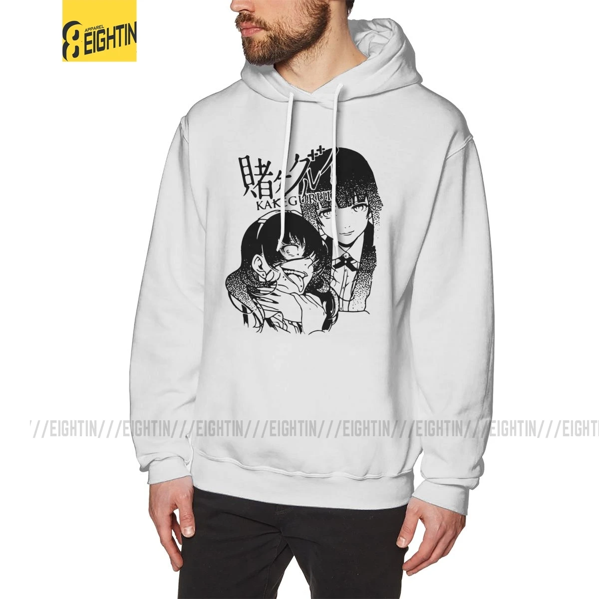 

Man Hooded Sweatshirt Pretty Gambler Kakegurui 100% Cotton Printed Novelty Hoodie Hoodie Shirt
