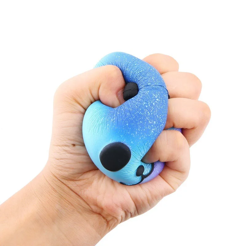 Звездное небо Единорог медленно поднимающийся моделирование Kawaii животных мягкая игрушка против стресса успокаивающий мягкий сжимающий подарок игрушки для детей