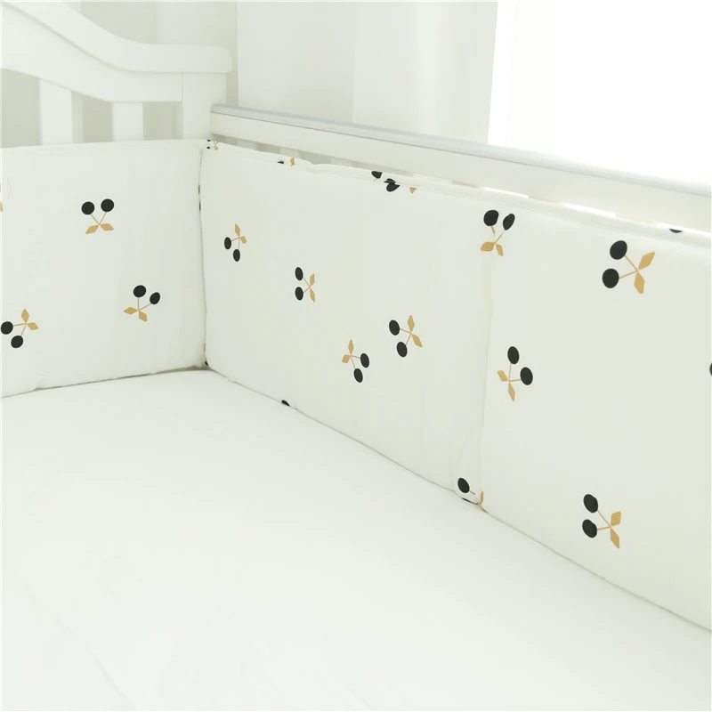 Детский Хлопковый бампер для кроватки U-образная подушка защиты от столкновений