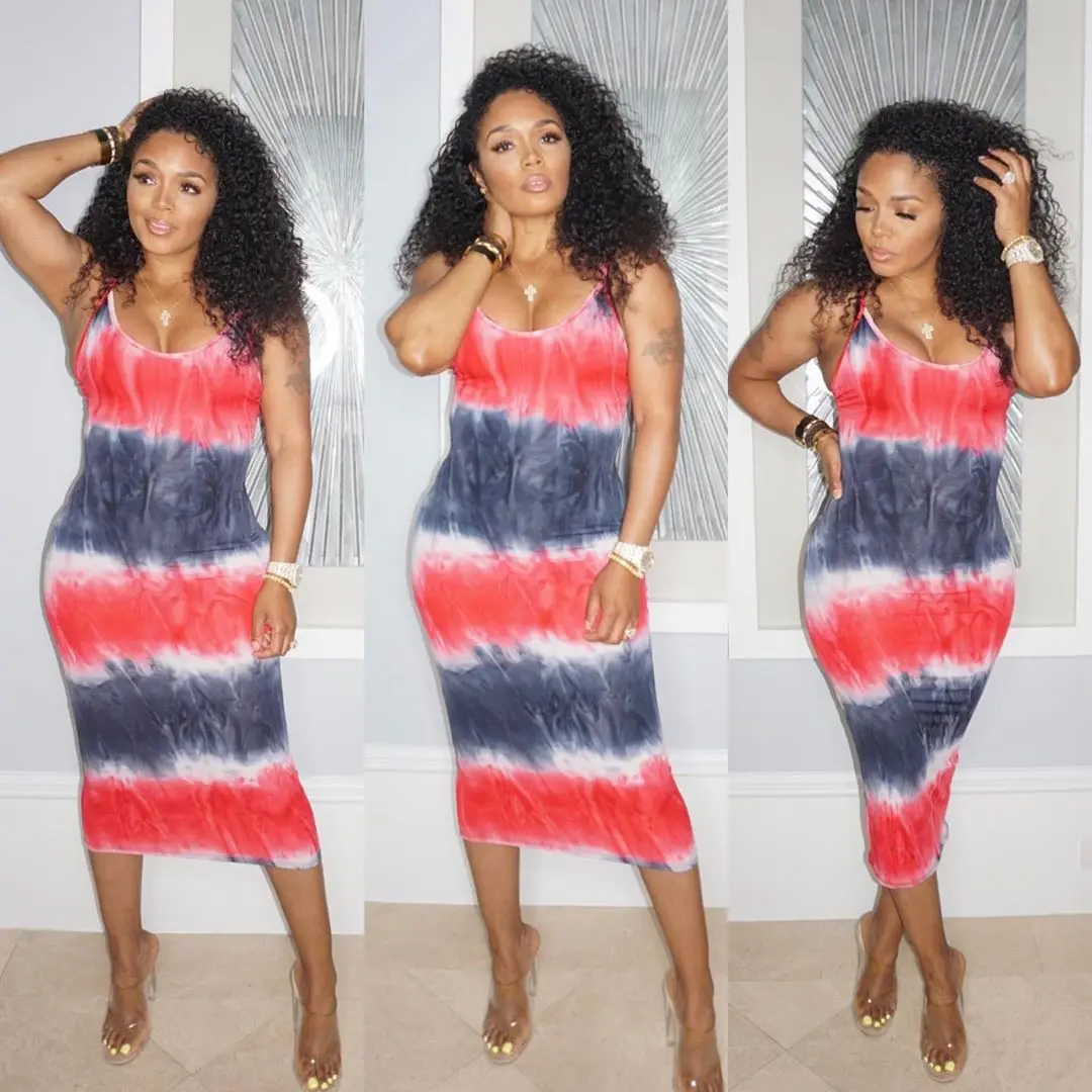 

1L137 Summer Women Casual/street/sexy Dress Vestidos Suspender Skirt
