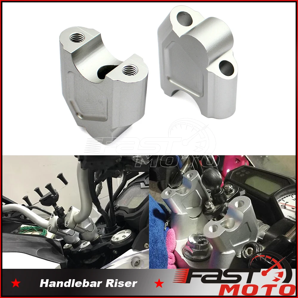 

Motorcycle Riser Mount Clamp For Suzuki GSF 1250S SV650 SV1000 DL25 GW250 S/F 22mm bar Handlebar Riser Up Backs Moves Bracket