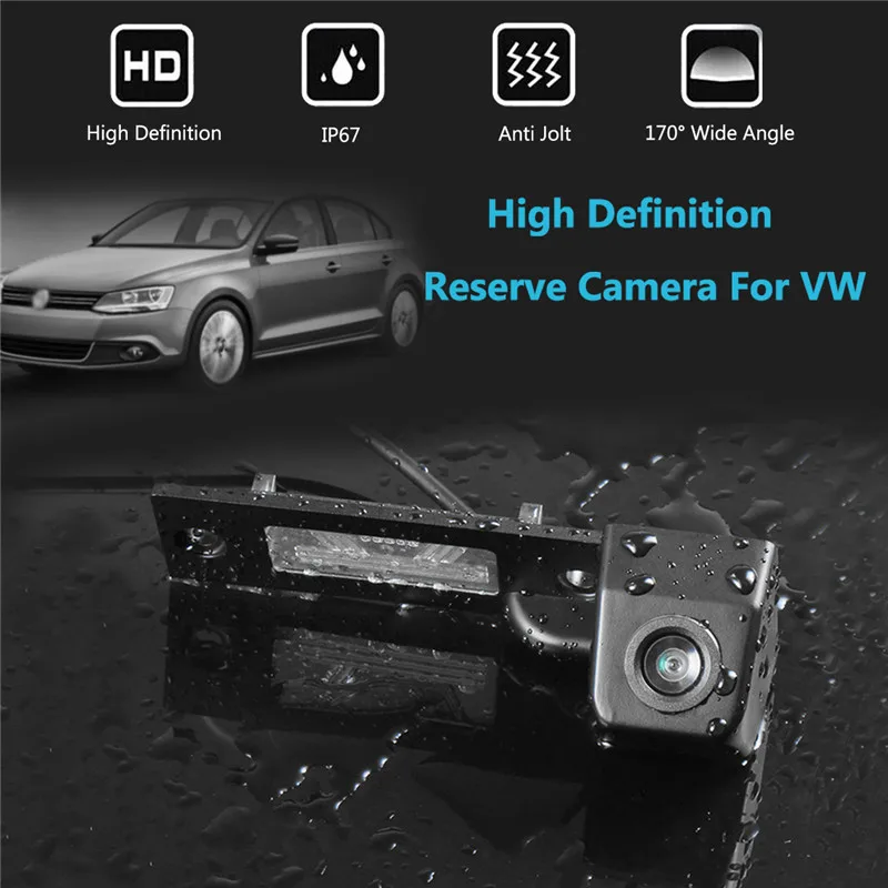 

HD Car Auto Reverse Backup Rear View Camera For VW Caddy Passat 3B Touran Jetta