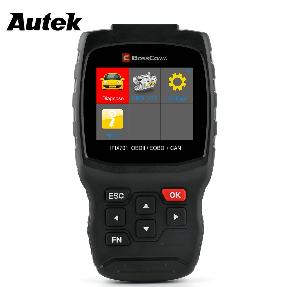 Autek IFIX701 полная система OBD2 автомобильный сканер ABS SRS EPB DPF Сброс обслуживания масла