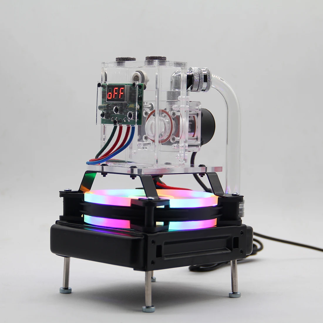 

Mobile Phone Water Cooled Radiator Cooler With Phone Case For Android/Rogo2 Phone RGB Light