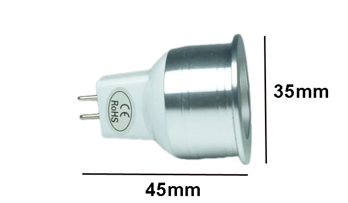 MR11 Led Sptolighting 3 Вт E27 35 мм Диаметр Яркий Мини gu4 прожектор лампа с регулируемой
