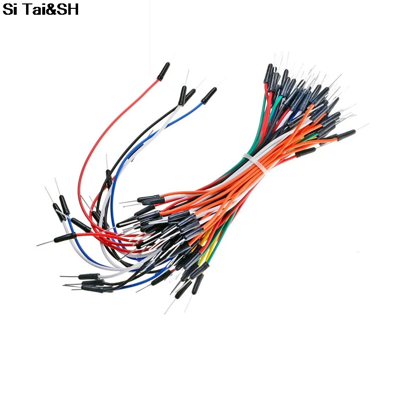 65 шт./лот новинка гибкая макетная плата без пайки соединительные провода кабели
