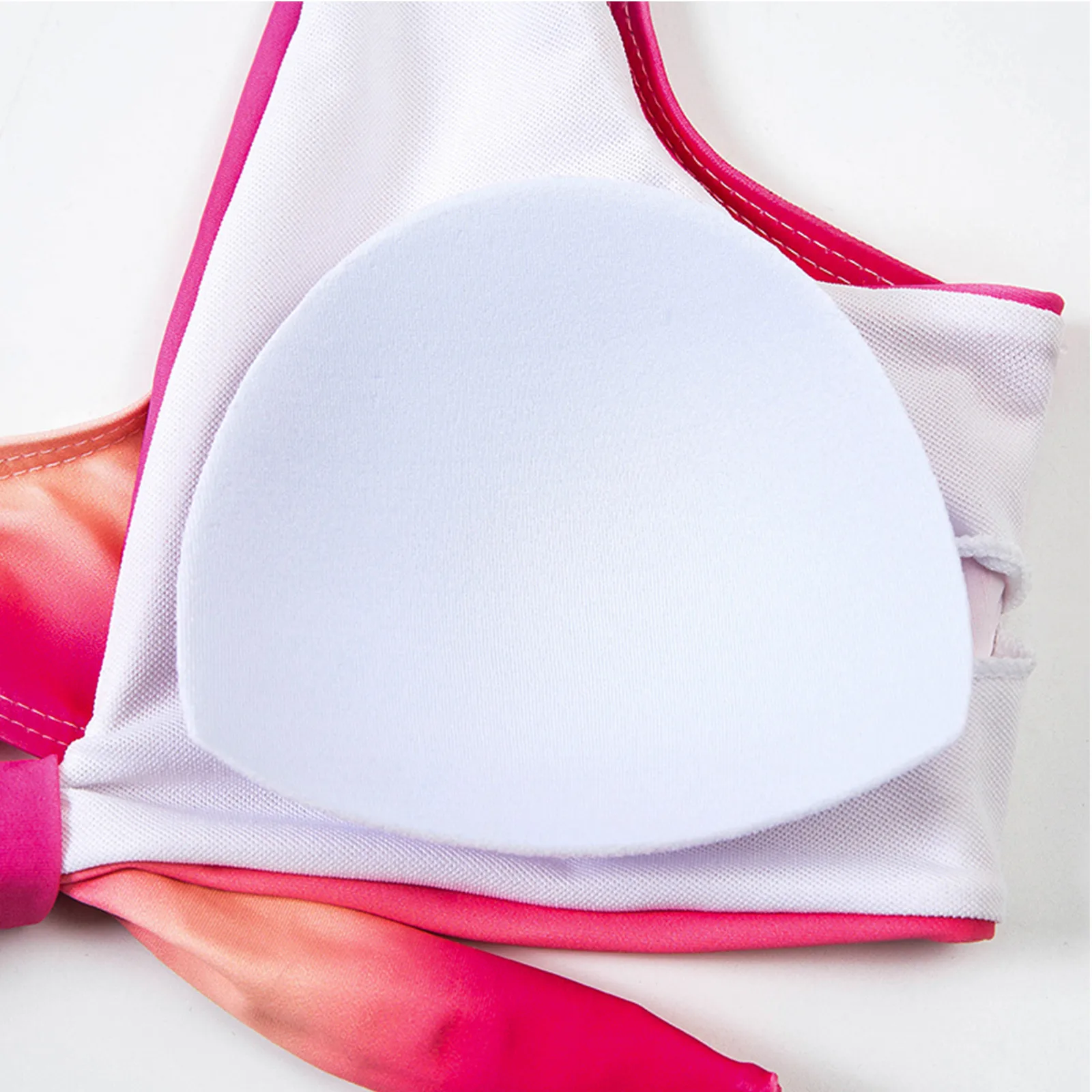 

Push Up Bikini Set Swimsuits High Waist Swimwear Women Printing Biquini Bathing Suits Brazilian Bikinis 2021 Gradient Bathers