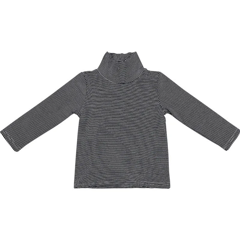 

Autumn Winter kids striped turtleneck bottoming shirt children fashion tops 2020 new boys long sleeve T shirt