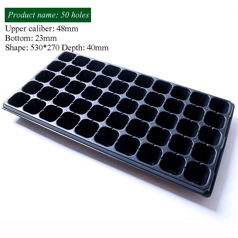 21/32/50/72/105/128/200 Holes Cells Seeding Tray Plastic Nursery Grow Box Seed Sowing Flats Garden Greenhouse Tools Plant Flower