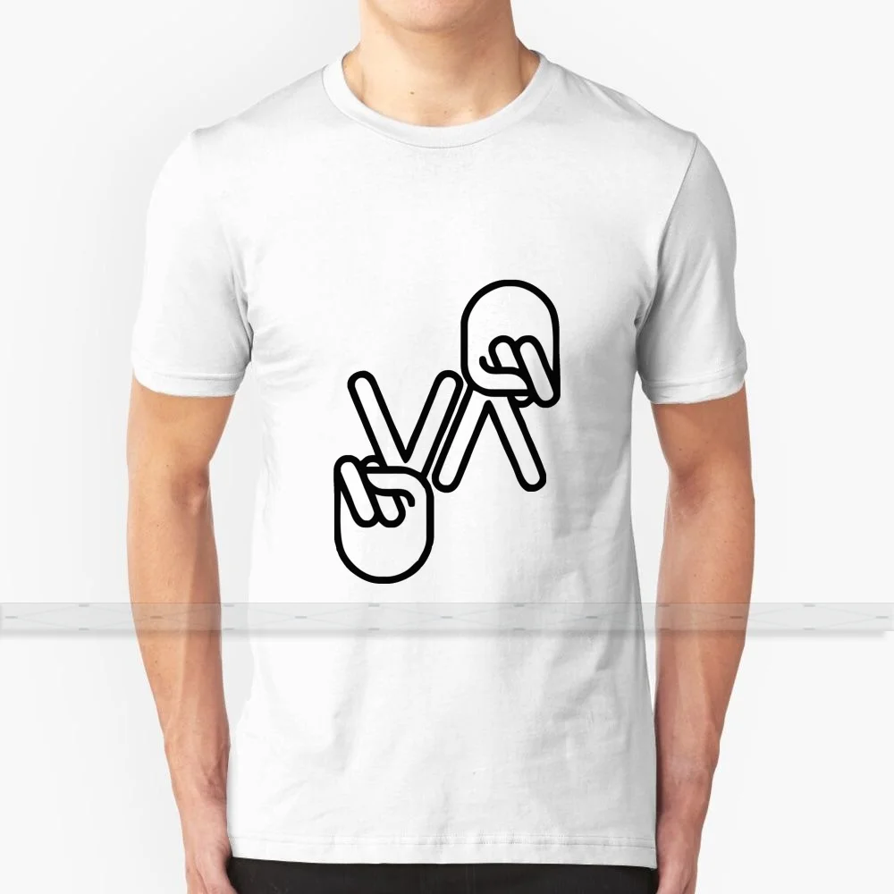 Vape Nation Hand Symbol для мужчин и женщин Мужская футболка с принтом футболки из 100% хлопка