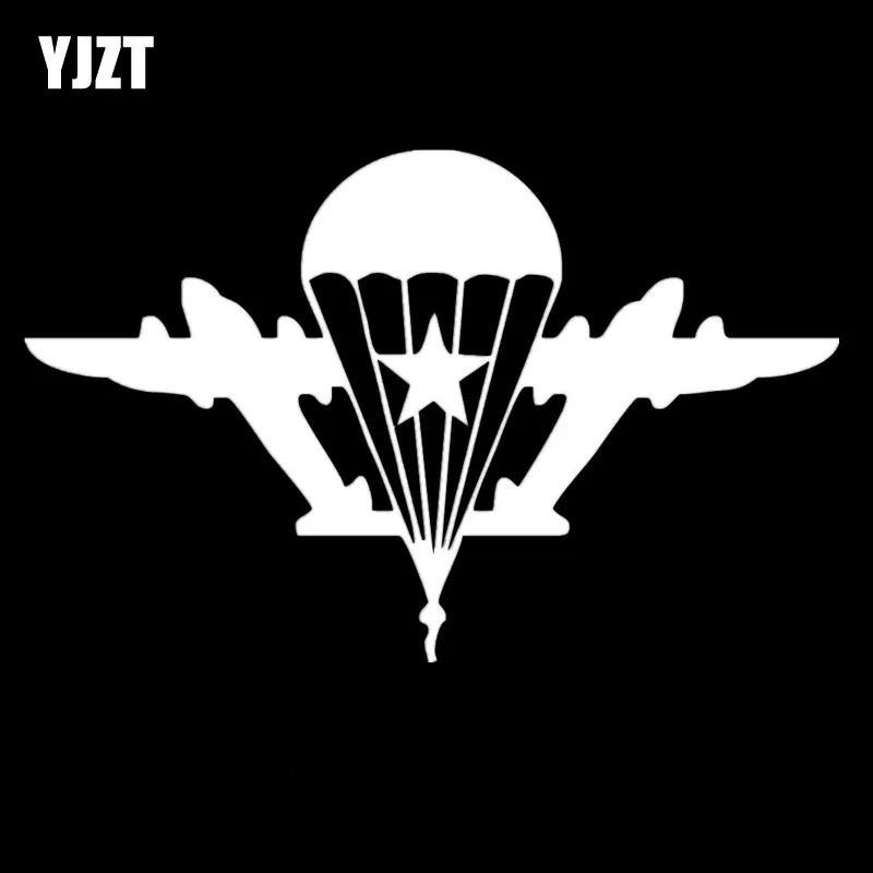 

Fashion Russian Paratroopers Vinyl Decals Car Window Sticker Black/Silver Car-styling 13X8.2CM