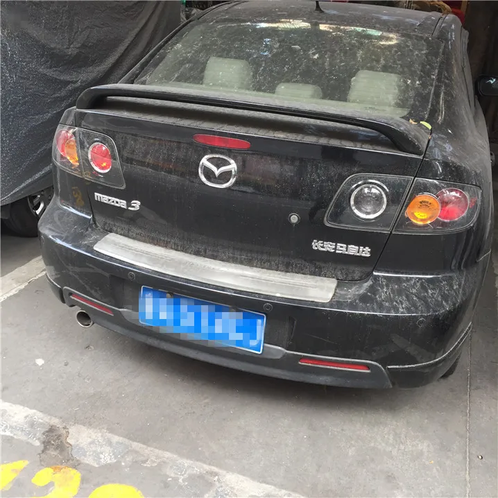 Спойлер для Mazda 3 высококачественный АБС-пластик праймер на заднее крыло
