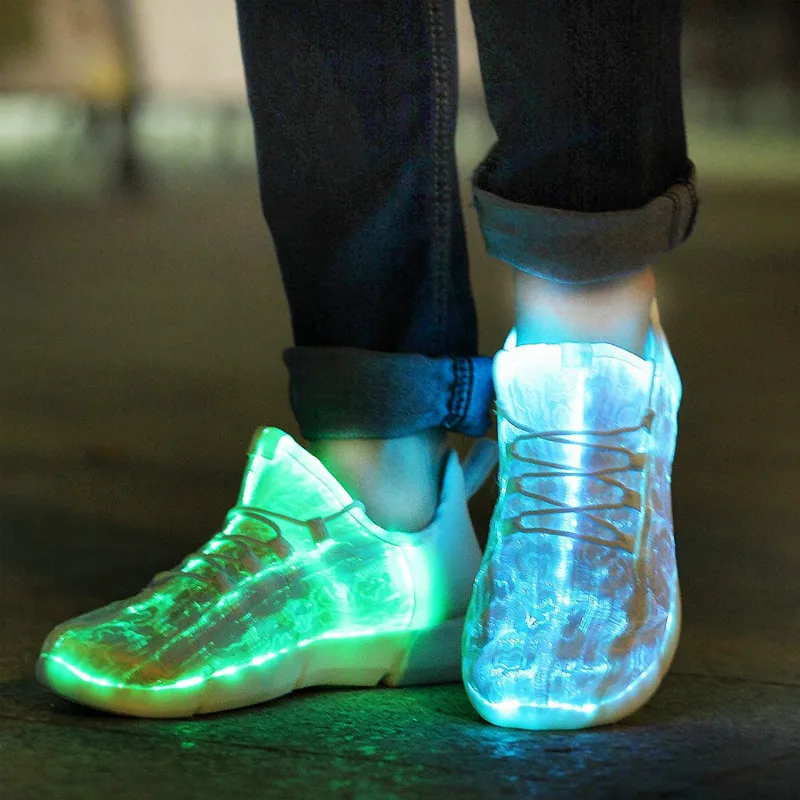 

Summer Led Shoes Christmas Luminous Costume Dance Light Costume Shoes USB Recharge Glow Sneakers Night Running Shoes