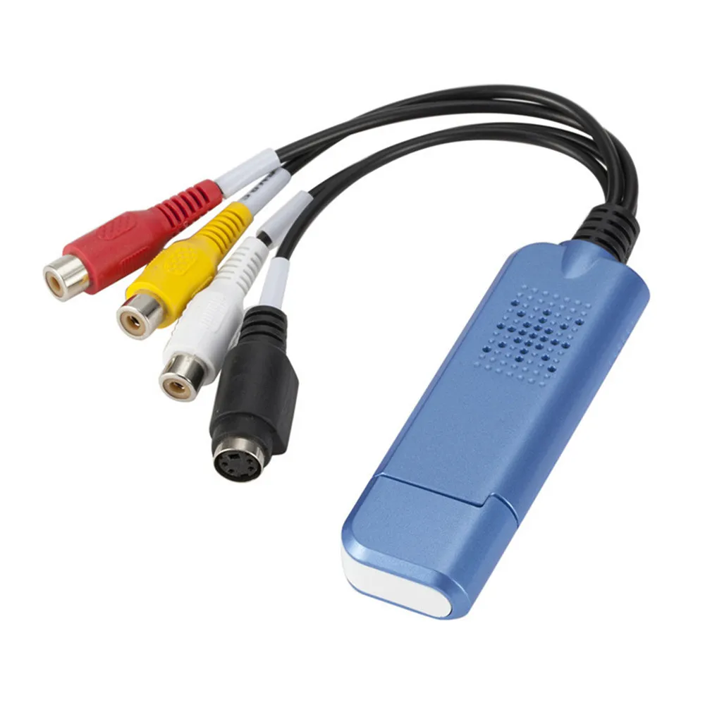 Для USB Easycap 2 0 Легкий колпачок Аудио Видео Захват адаптер VHS DVD DVR ТВ запись карта
