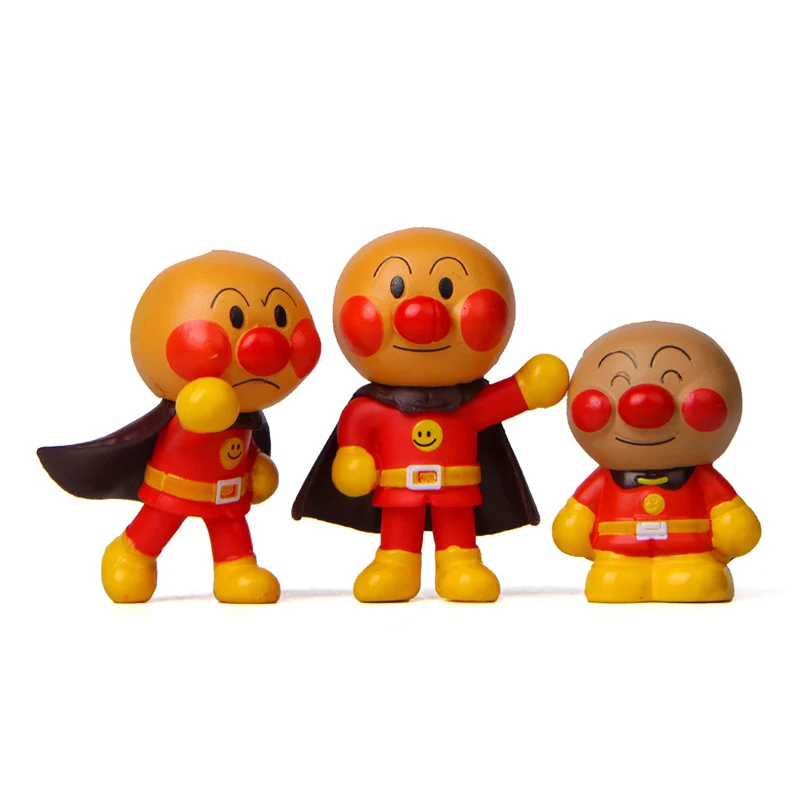 

Фигурки героев мультфильмов аниме Anpan Man, 1 шт., фигурки хлеба, человек, коллекция, декоративные куклы, игрушки для детей, подарки