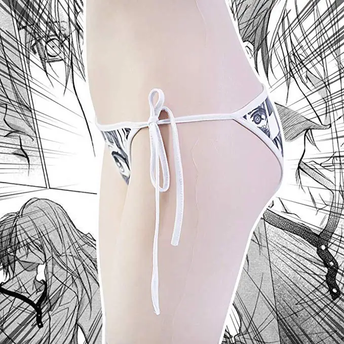 

Sexy Japanese Anime Panties School Girls Cute Manga Print Mini Pleated Skirt Lingerie Summer Cute Clothing