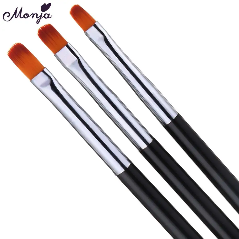 Monja 3 шт./компл. нейл-арта стразы ручки уф-гель прогноз погоды щетка шаблон дизайна