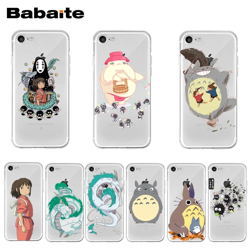 

Studio Ghibli Spirited Away SOOT Soft Phone Case for iPhone 8 7 6 6S plus X xr Xs Max 5 5s 11 pro max Cover Conque Mobile Cover