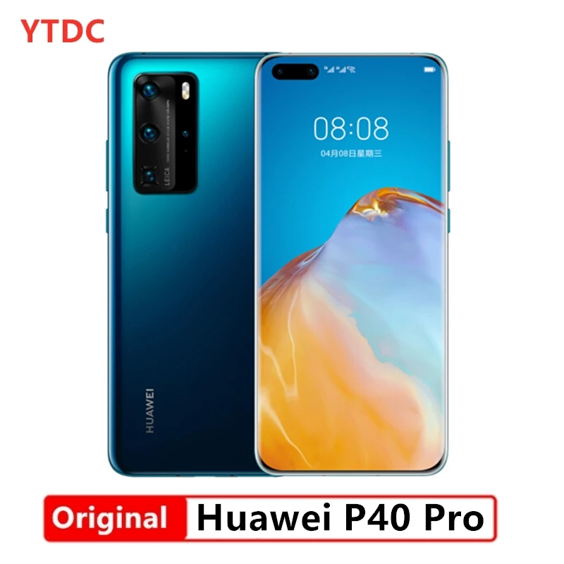 HUAWEI P40 Pro 8 ГБ 128 5G мобильный телефон Kirin 990 SoC 4200 мА/ч 5000MP 50 миллионов ультра