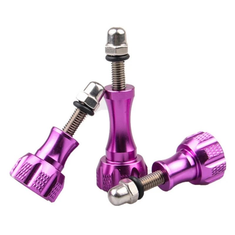 3 шт. алюминиевый болт гайка Винт для GoPro 1 длинный и 2 короткий из трех частей ручка