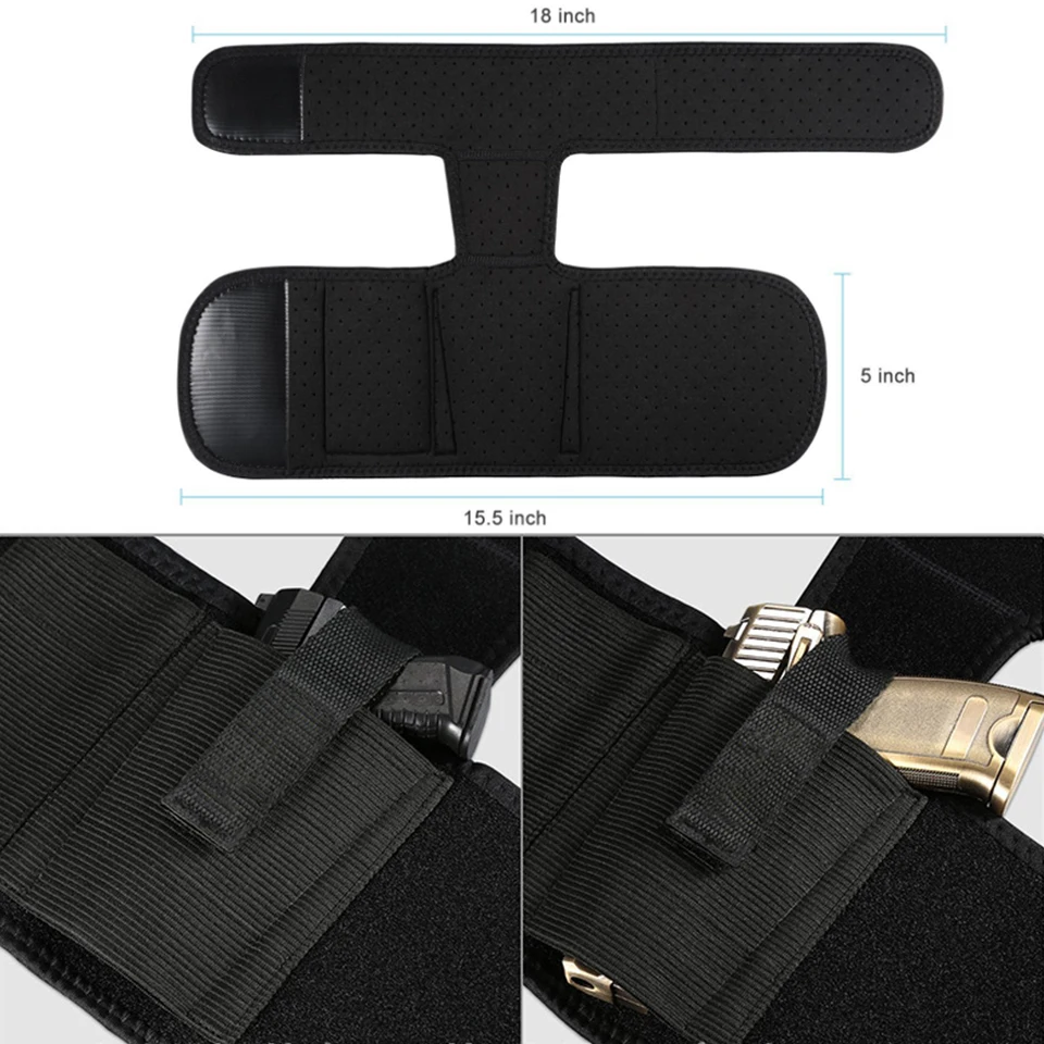 Кобура на лодыжку для скрытого ношения эластичный предохранительный пояс ножной