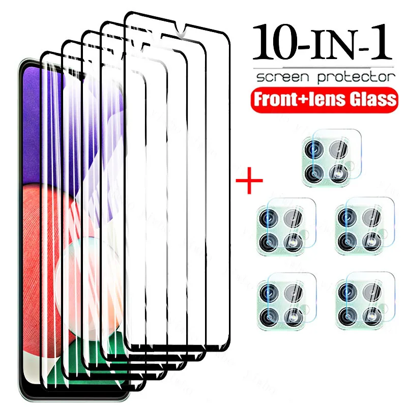 

For Samsung Galaxy A22 5G 4G Camera Lens Film Protective on For Samsung A22 A 22 22a Screen Protector Tempered Glass Case Guard