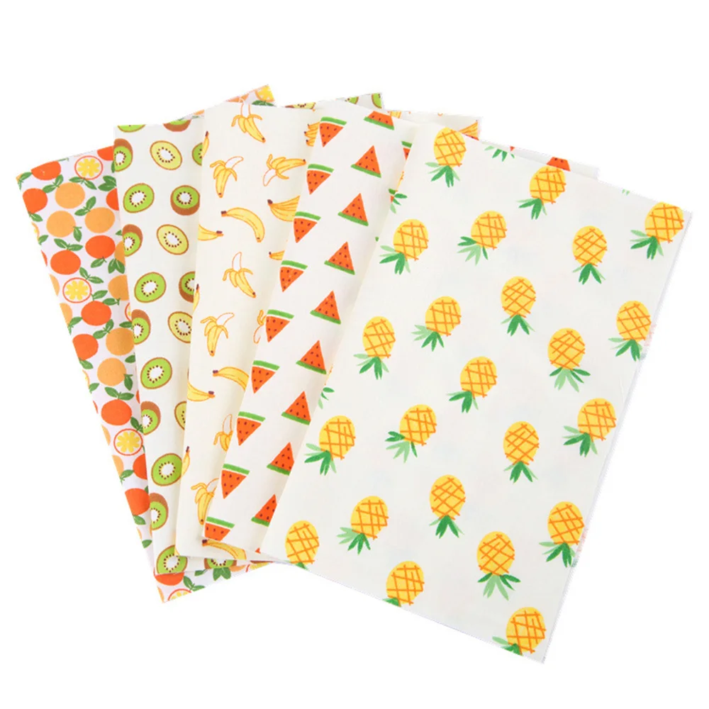 4/5 шт 25x20 см японский стиль цветочный принт хлопчатобумажная ткань для подушки