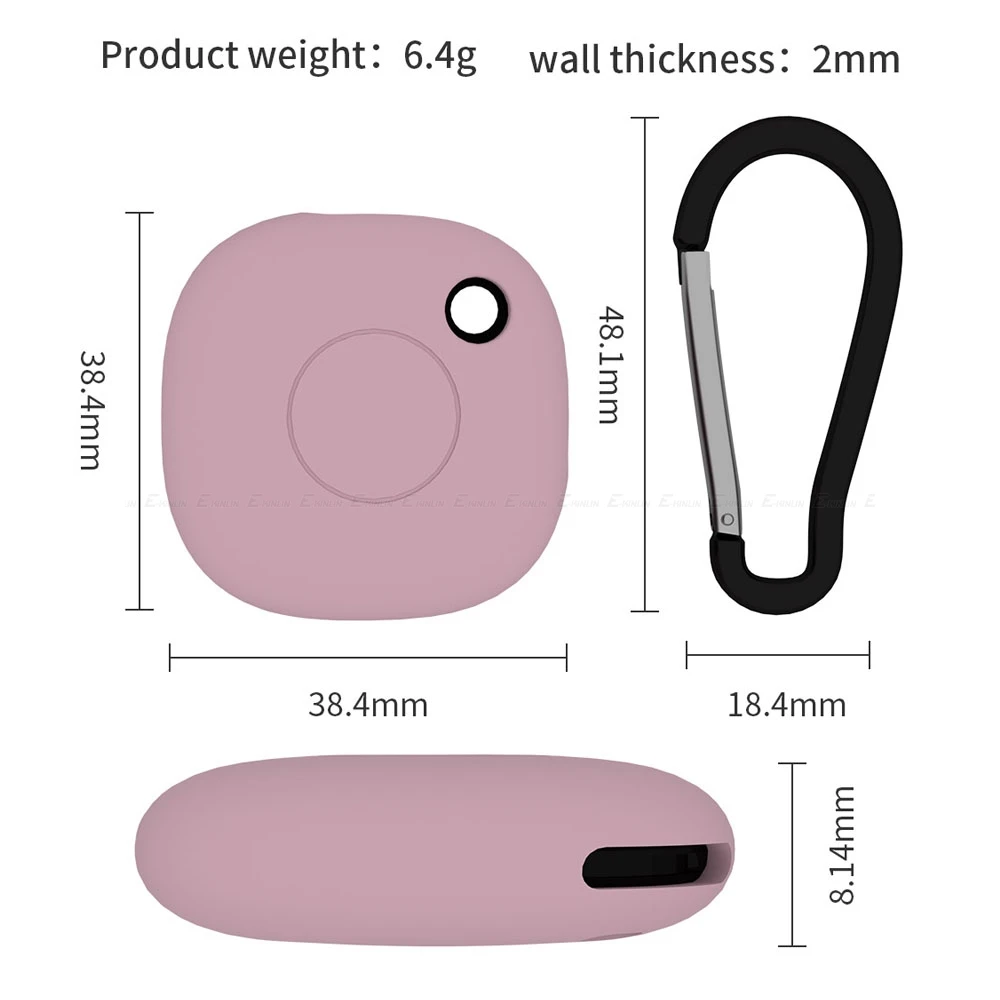

Tracker Keychain Protective Cover For Samsung Galaxy SmartTag Plus Shockproof Silicone Protector Case Shell Track Accessories