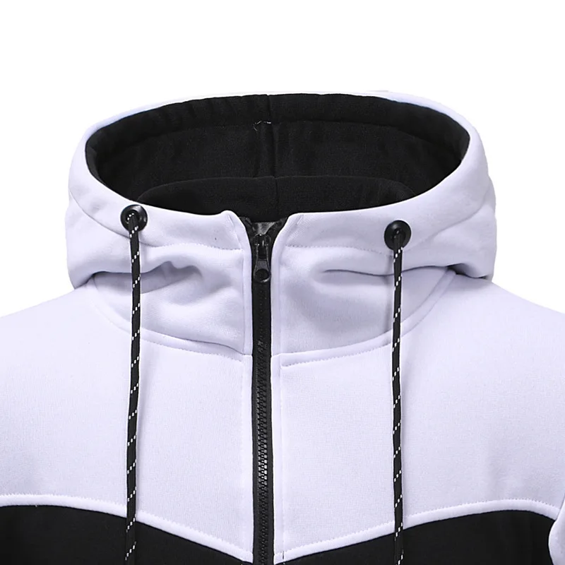 

2021 Spring and Autumn New Men's Casual Hood Sweater Sweater Classic Color Design Men's Leisure Examouns Hill Hood Sweat Suit W6