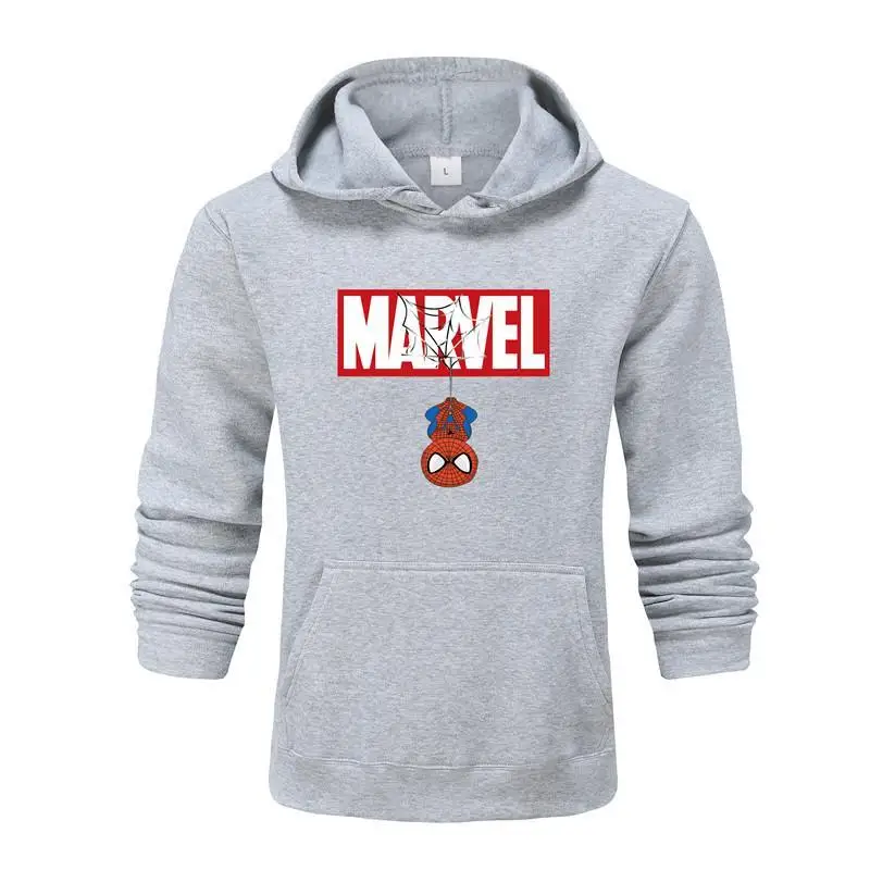 2020 осень зима кофты с капюшоном &quotMarvel&quot Человек паук мужские толстовки топы