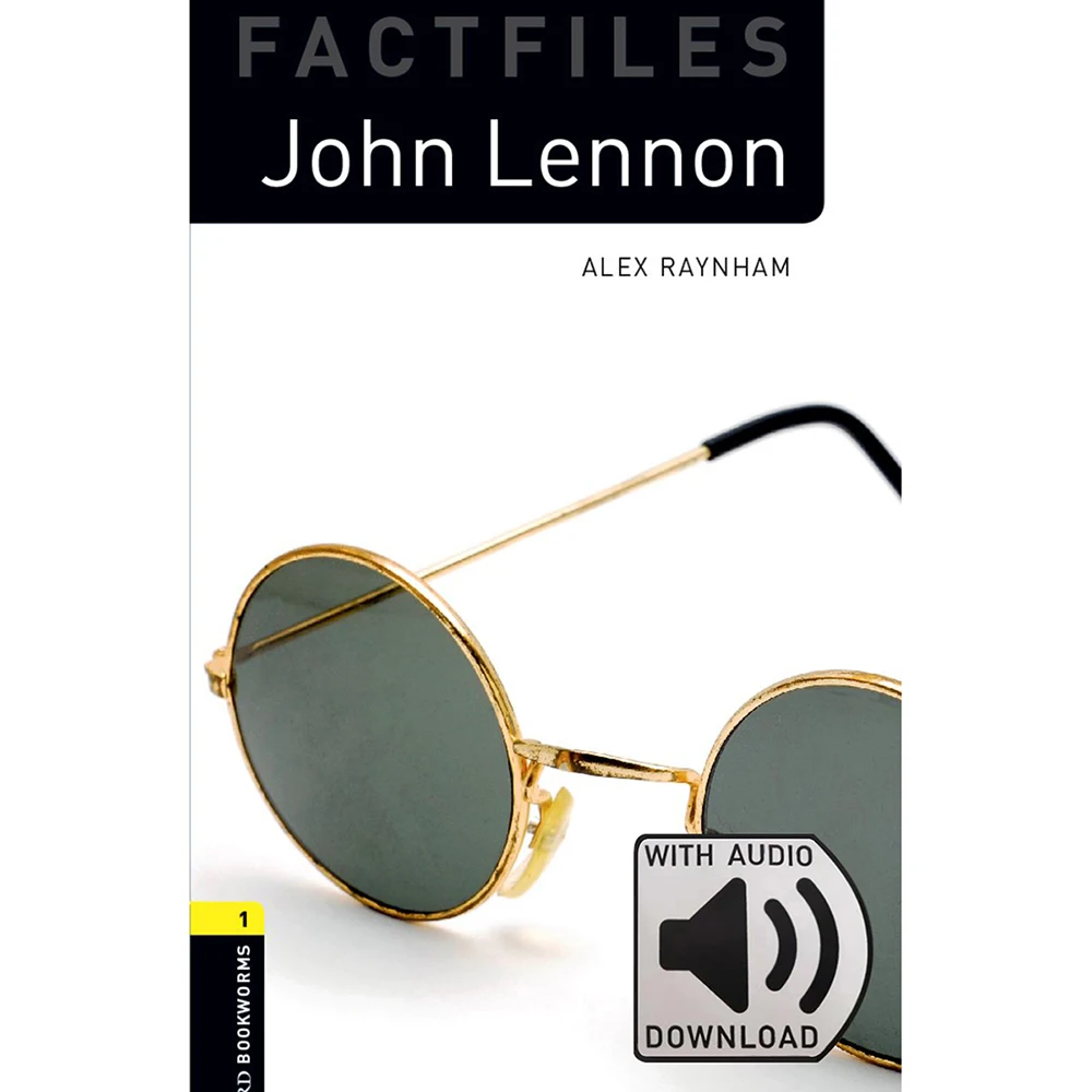 

Kids Boy Girl Educational English reading book Oxford Bookworms Library Factfiles: Level 1: John Lennon