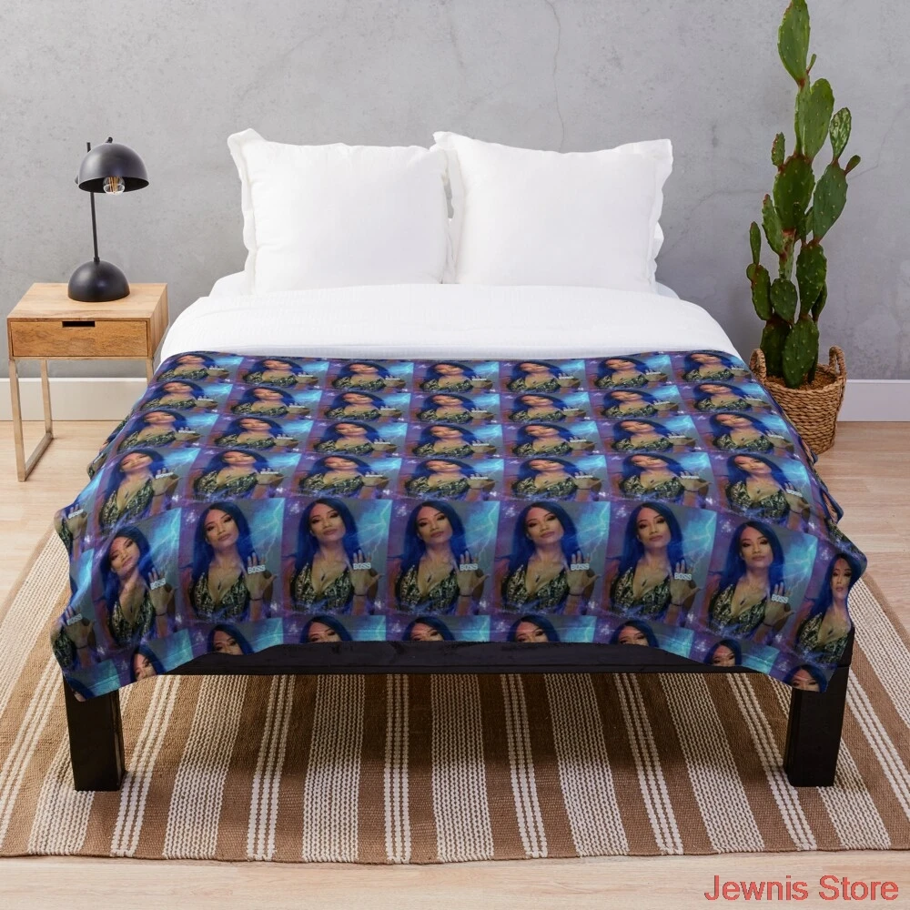 

Sasha Banken Blau Lightening Decke Fleece Plüsch Decken auf dem Bett/Sofa Schlafen Abdeckung Bettwäsche Wirft Bettlaken für Kind