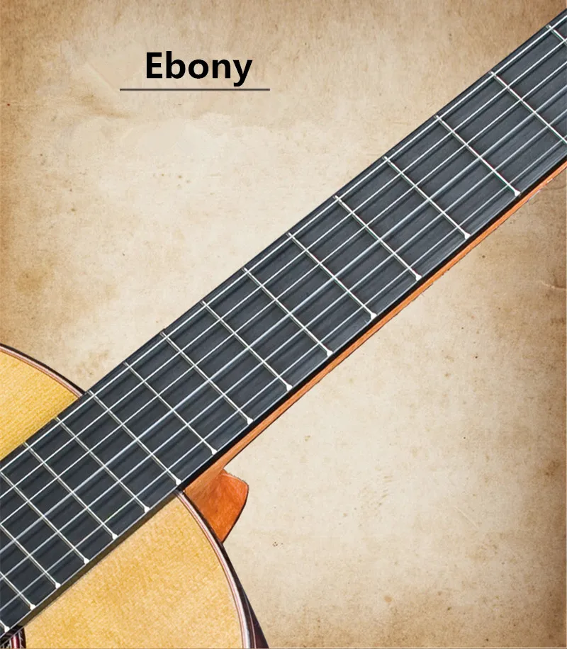 All Real wood Avila AC-800 classical guitar handmade nylon strings 100% Solid Woods acoustic 39 inches size | Спорт и развлечения