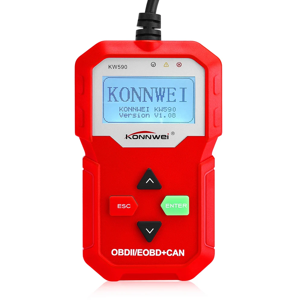 Многоязычный OBD2 автомобильный сканер считыватель кодов неисправностей OBDII
